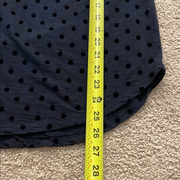 LOFT Blue Fitted Long Sleeve Blouse - Picture 4 of 4